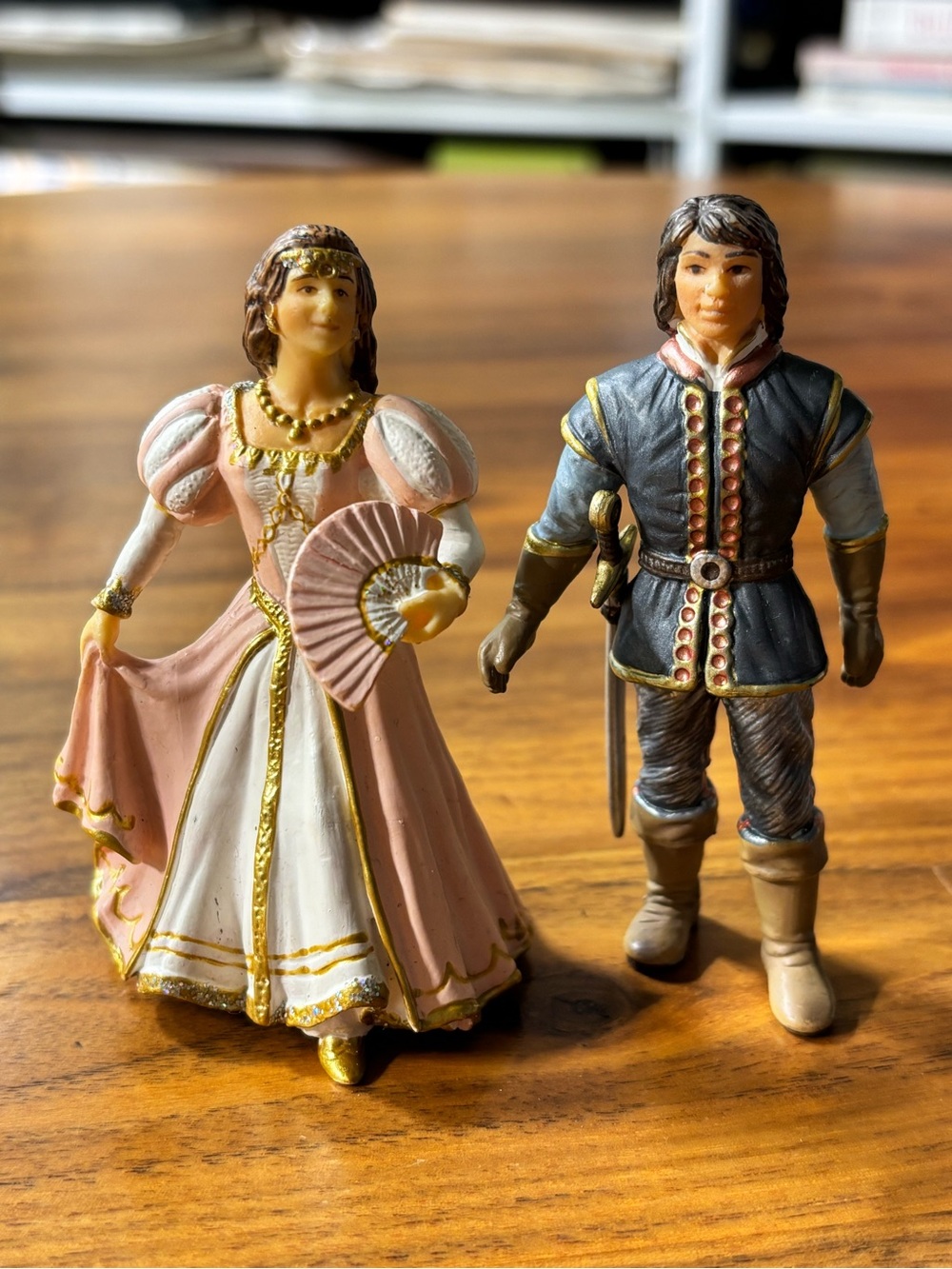 Rare Vtg Schleich World of Knights Prince & Princess Figurine Set Retired 70045